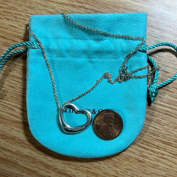 Tiffany & Co. Open Heart Necklace (Authentic Sterling) - Picture 4 of 14